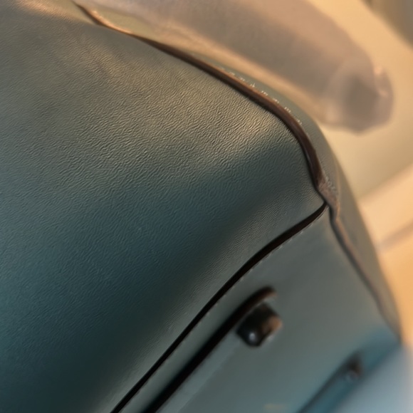 Coach Cooper Carryall Pewter/Marine New Without Tags smoke free environment - Picture 9 of 13